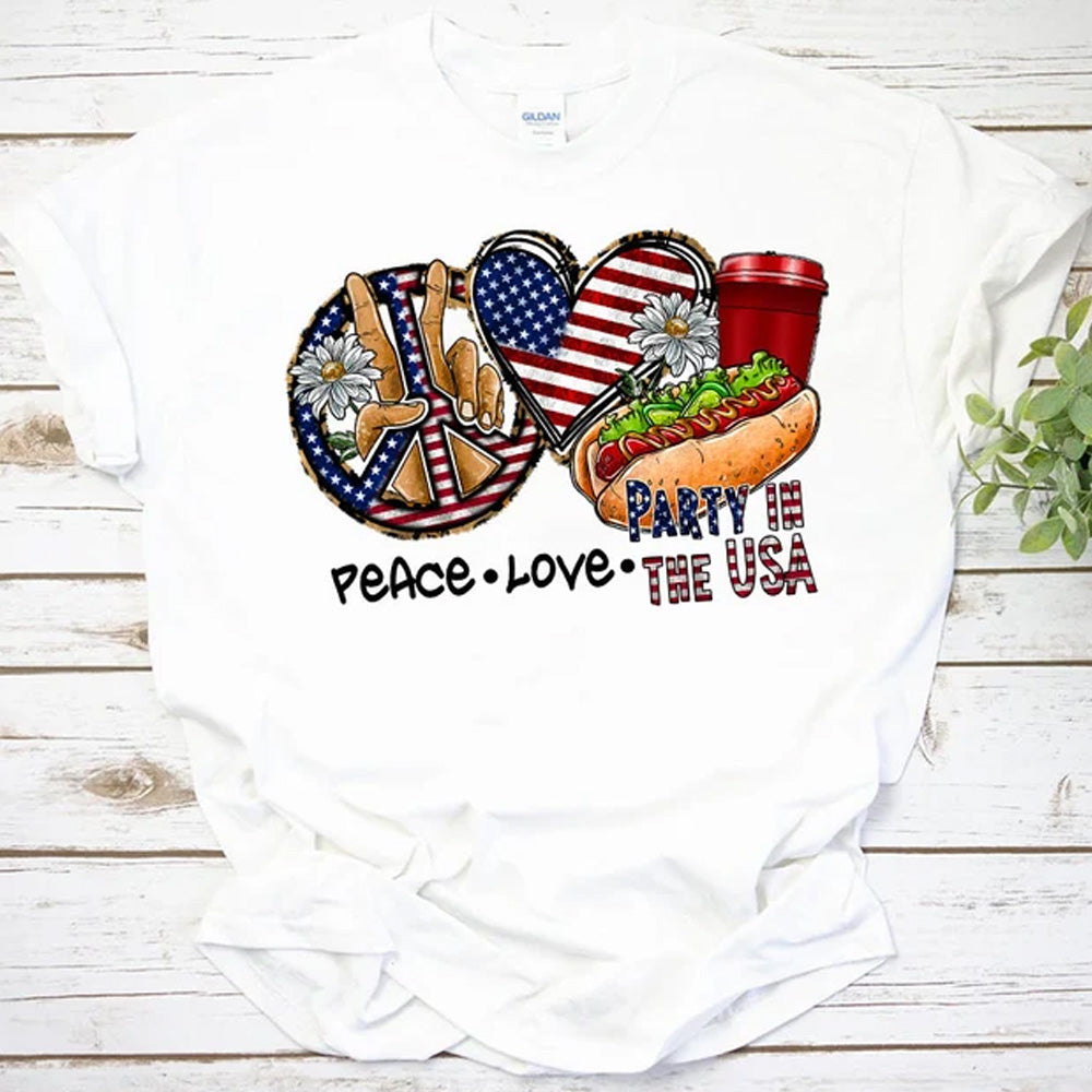 Peace love Ready to Press Sublimation and DTF Transfer