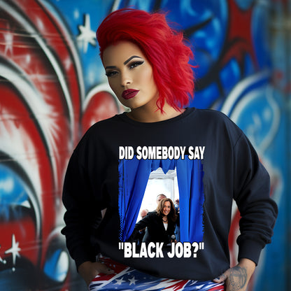 Black Jobs DTF Transfer