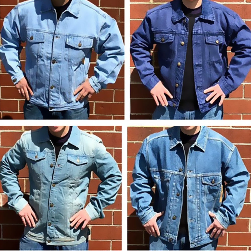 Wholesale Variety Denim Jackets 16 - 18 pieces per case