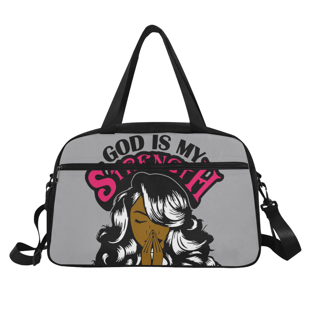 God is My Strength Weekend Handbag