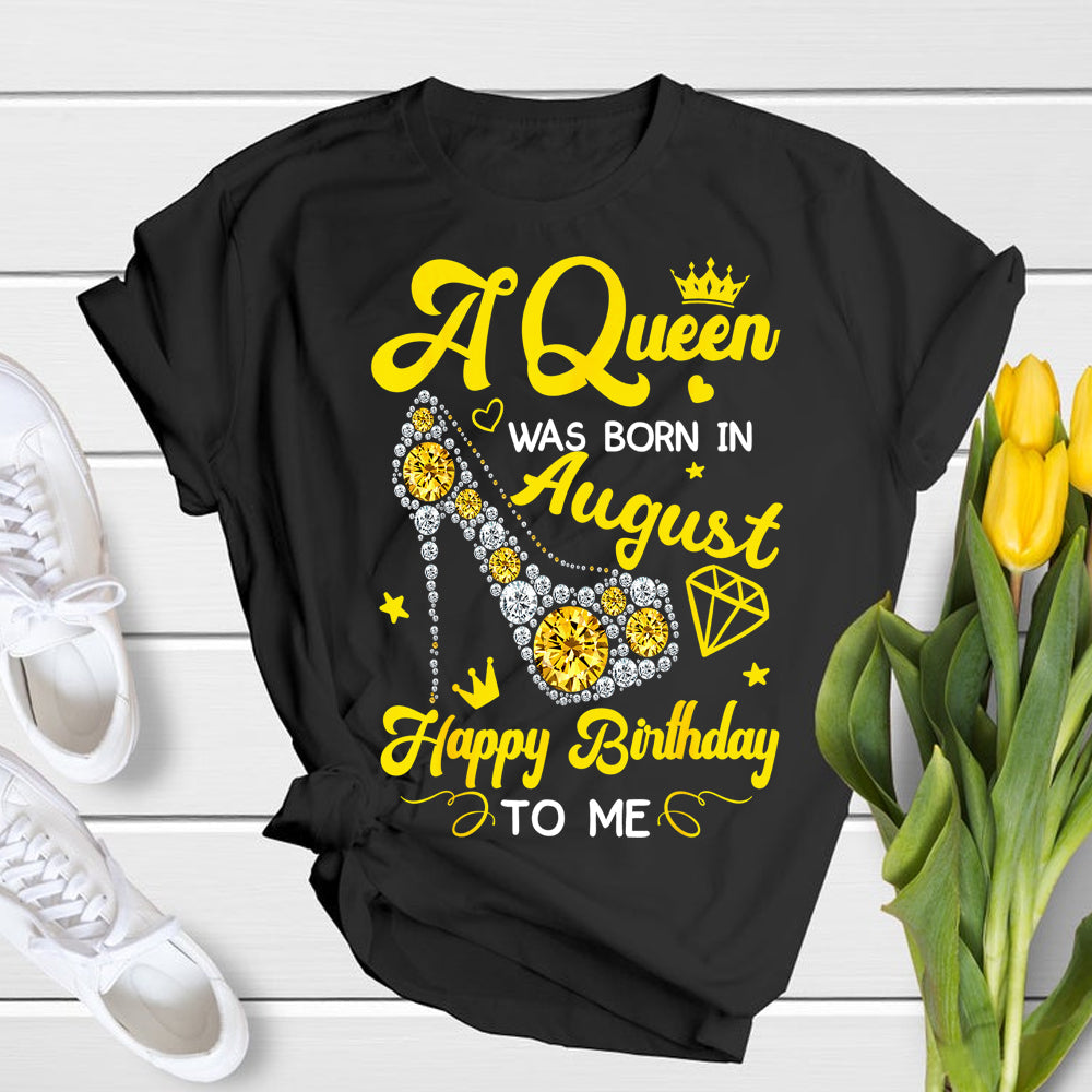 August Queen Yellow Shoes DTF Transfer