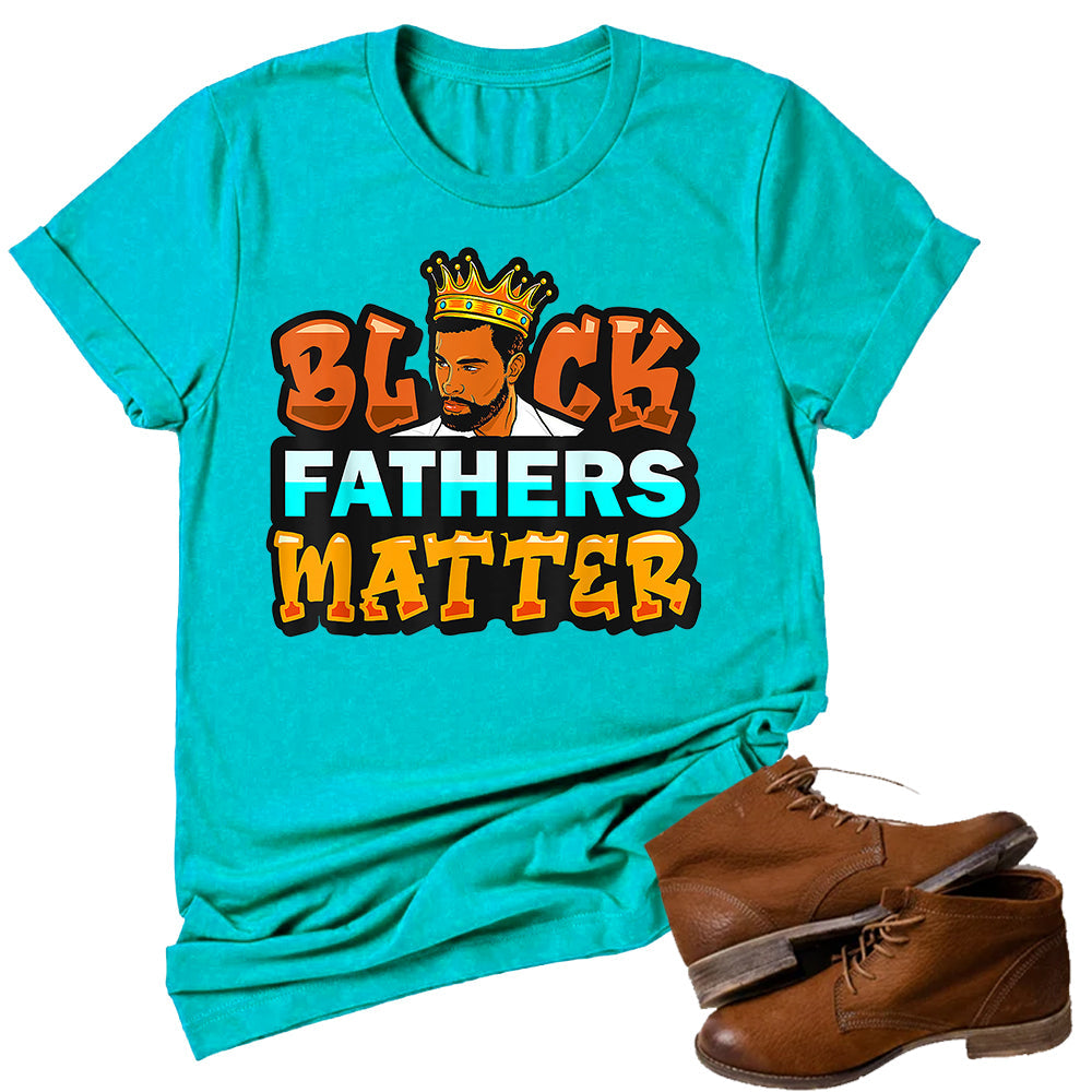 Black Fathers Matter Crown DTF Transfer