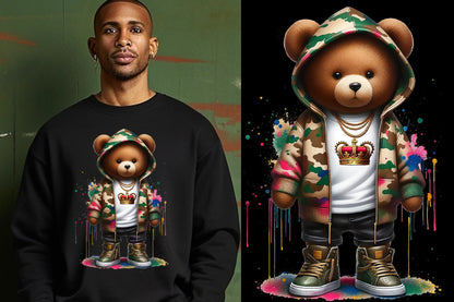 Hoodie Bears PNG Bundle