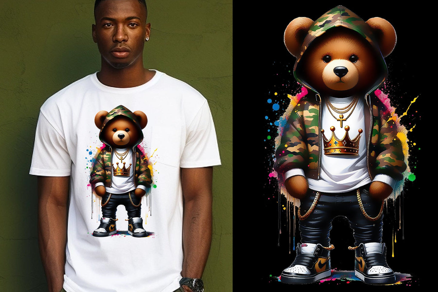 Hoodie Bears PNG Bundle