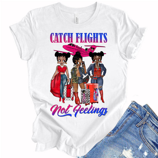 Catch Flights BB Blue Pink DTF Transfer