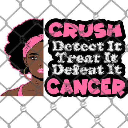 Crush Cancer DTF Transfer