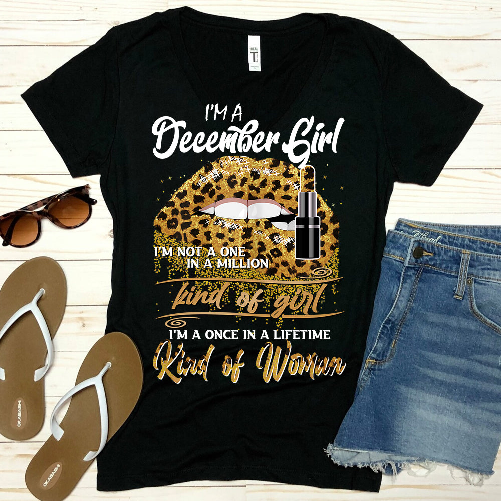 December Girl Cheetah Lips DTF Transfer