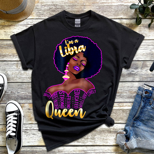 Libra Queen DTF Transfer - pink