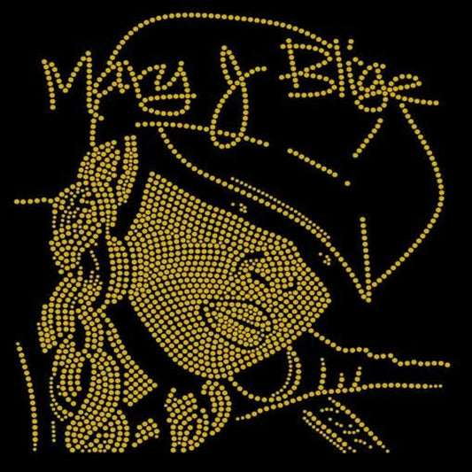 Mary J Hat Rhinestone Transfer - Gold