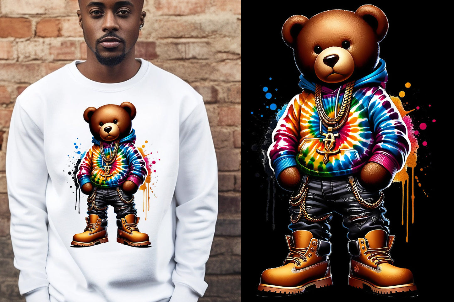 Hoodie Bears PNG Bundle