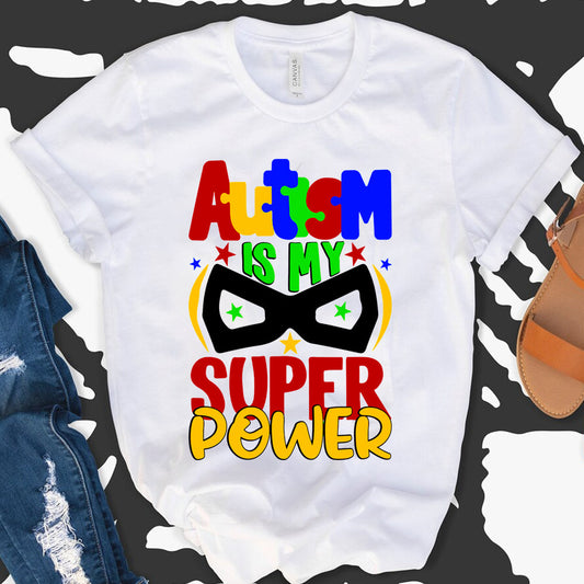 Autism Superhero DTF Transfer